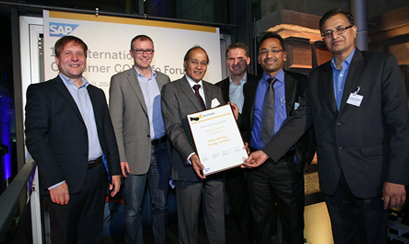SAP Customer COE Award – 2014