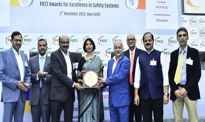 HMEL receives the prestigious EXCELLENCE IN SAFETY SYSTEMS Award by FICCI
